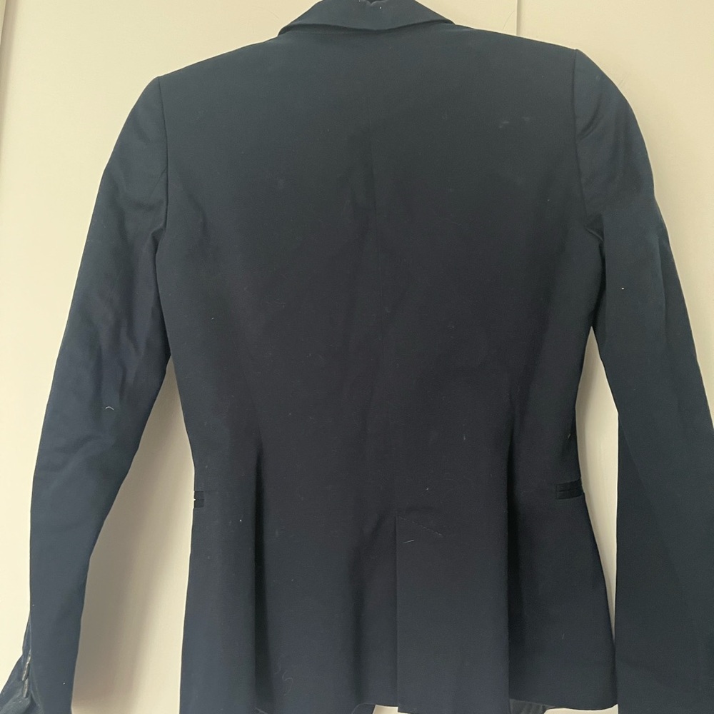 Zara Black Blazer with Gold Button - Picture 2 of 3